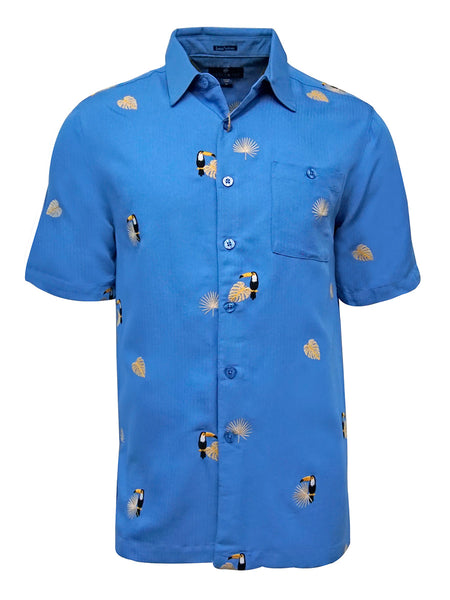 Men's technical outdoor shirt short sleeve LEMON macawgreen2 for