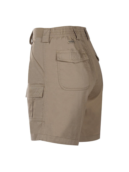 Black Soft Twill Blend Oversized Cargo Long Shorts