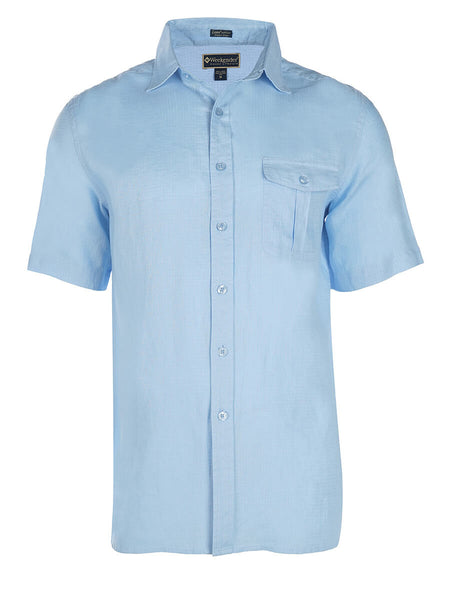 Cook Island Short Sleeve Linen Shirt | Weekender Sportswear